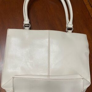 Wilsons Leather Cream Tote Bag NWOT